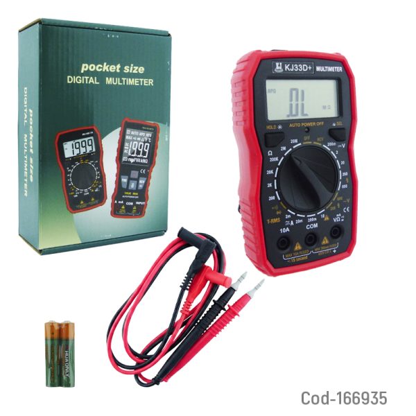 Tester Digital Modelo 33C, Multimetro